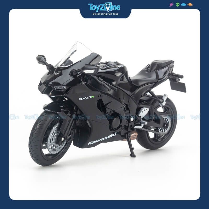  Mô hình xe mô tô Kawasaki Ninja ZX-10R 2021 1:12 Welly 