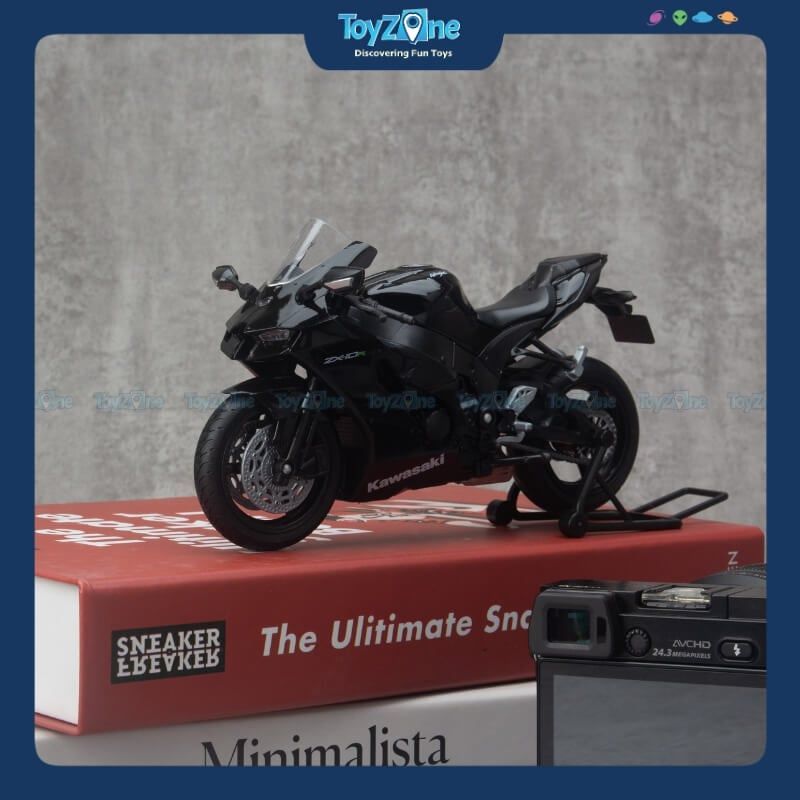  Mô hình xe mô tô Kawasaki Ninja ZX-10R 2021 1:12 Welly 