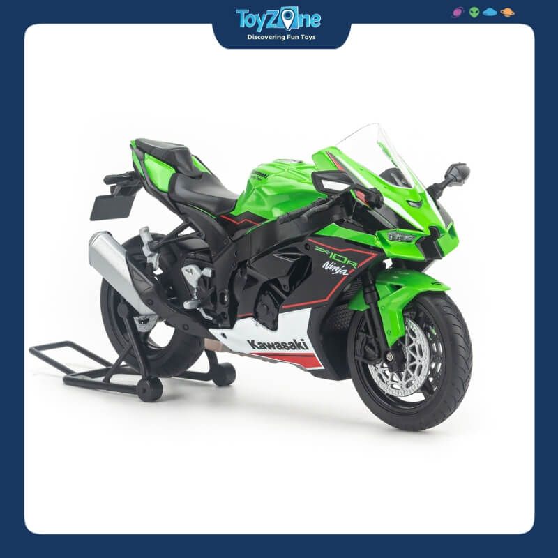  Mô hình xe mô tô Kawasaki Ninja ZX-10R 2021 1:12 Welly 