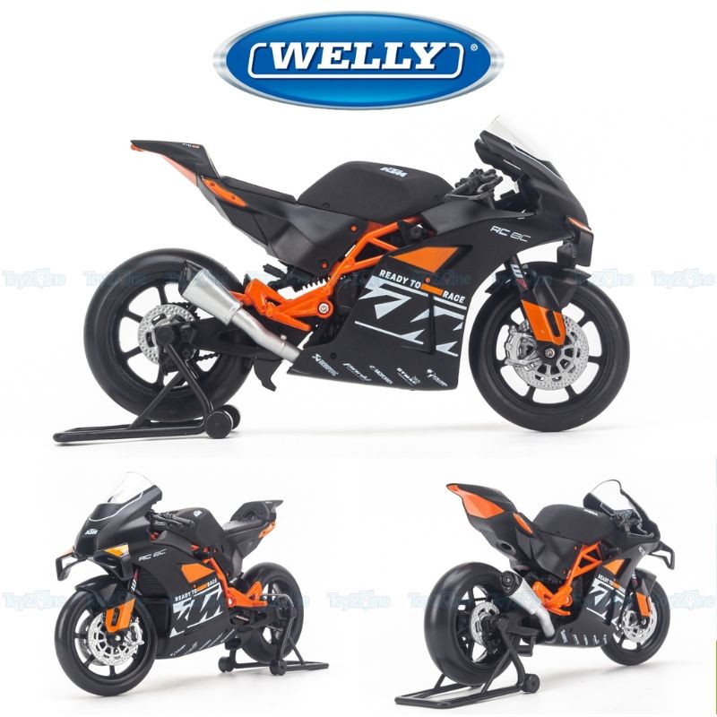 Mô hình xe mô tô KTM RC 8C 1:12 Welly