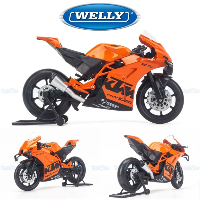 Mô hình xe mô tô KTM RC 8C 1:12 Welly