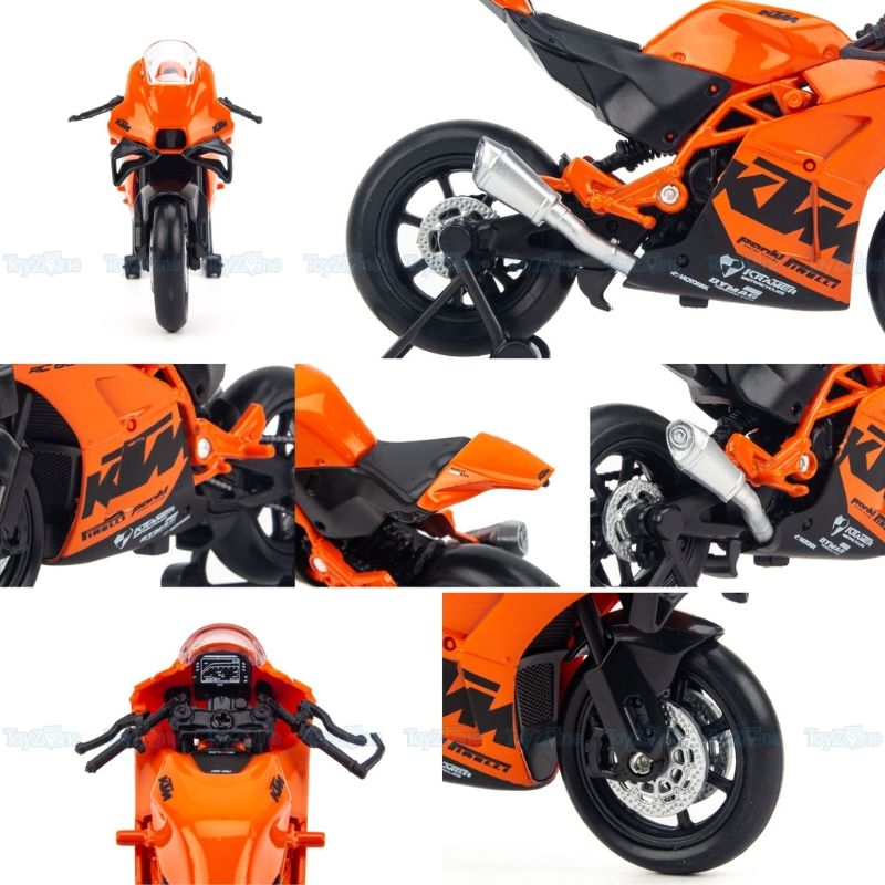 Mô hình xe mô tô KTM RC 8C 1:18 Welly