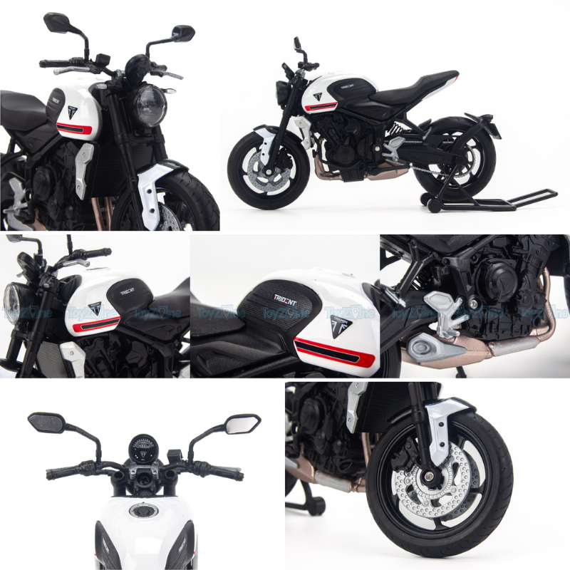 Mô hình xe mô tô Triumph Trident 660 1:12 Welly 