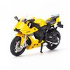 Mô hình xe mô tô Yamaha YZF-R1 2018 1:18 Caipo Yellow (1)