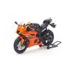 Mô hình xe mô tô Yamaha YZF-R6 2020 1:12 Welly Orange (1)