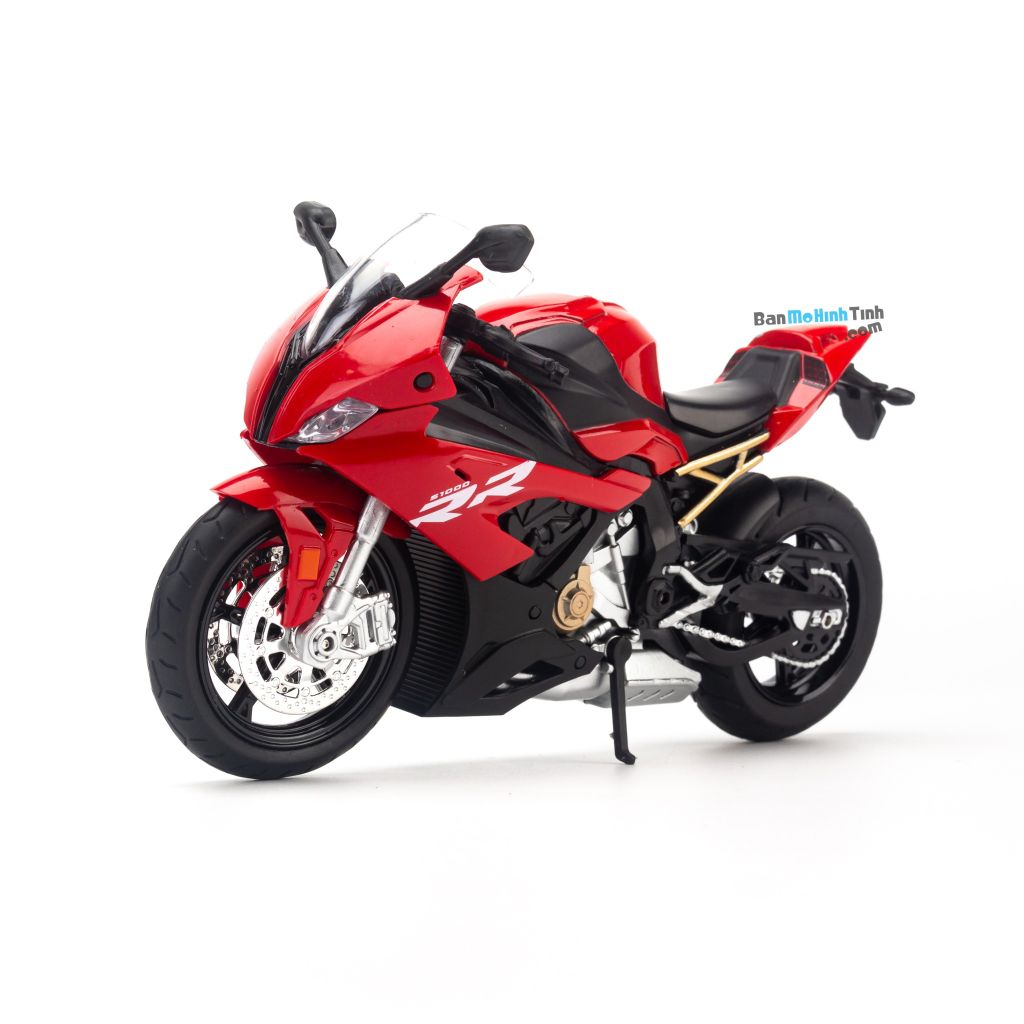 Mô hình xe BMW S1000RR 2020 1:12 Huayi Red (5)