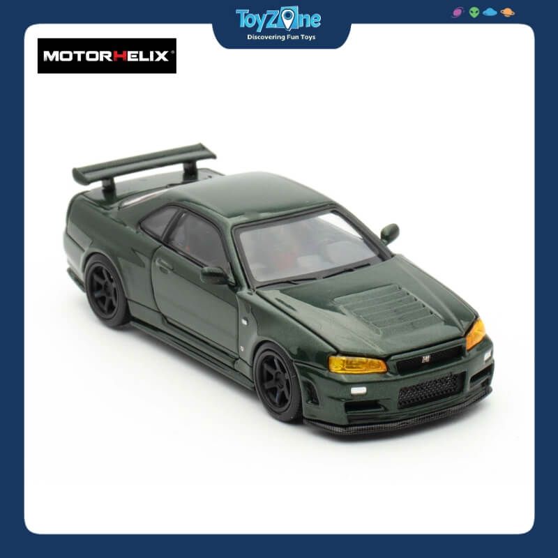 Mô hình xe Nissan GT-R ( NISMO ) R34 CRS 1:64 MOTORHELIX