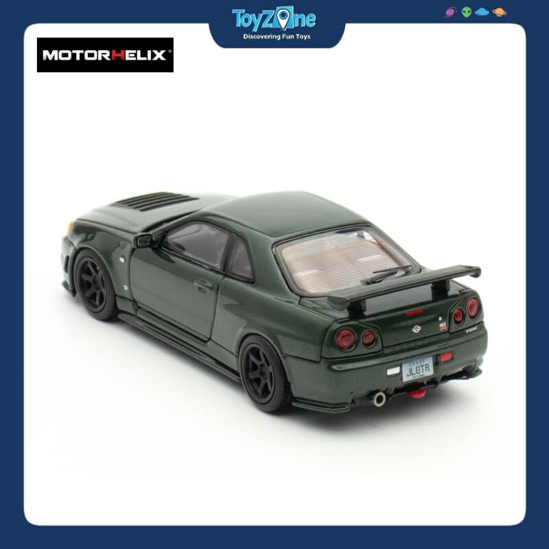  Mô hình xe Nissan GT-R ( NISMO ) R34 CRS 1:64 MOTORHELIX 