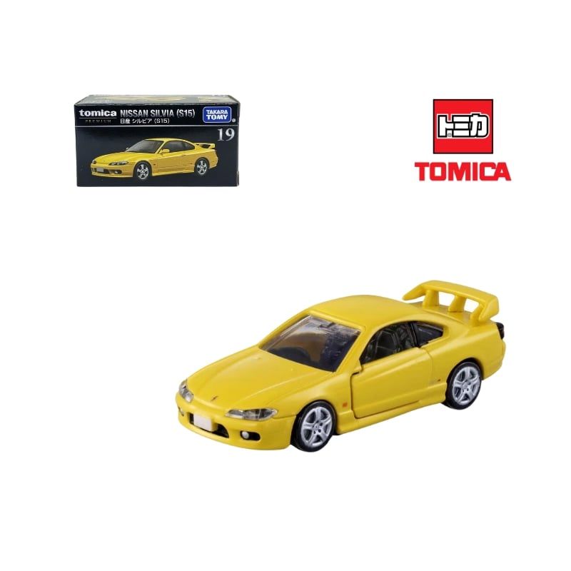  Mô hình xe Nissan Silvia (S15) No.19 1:63 Tomica Premium 