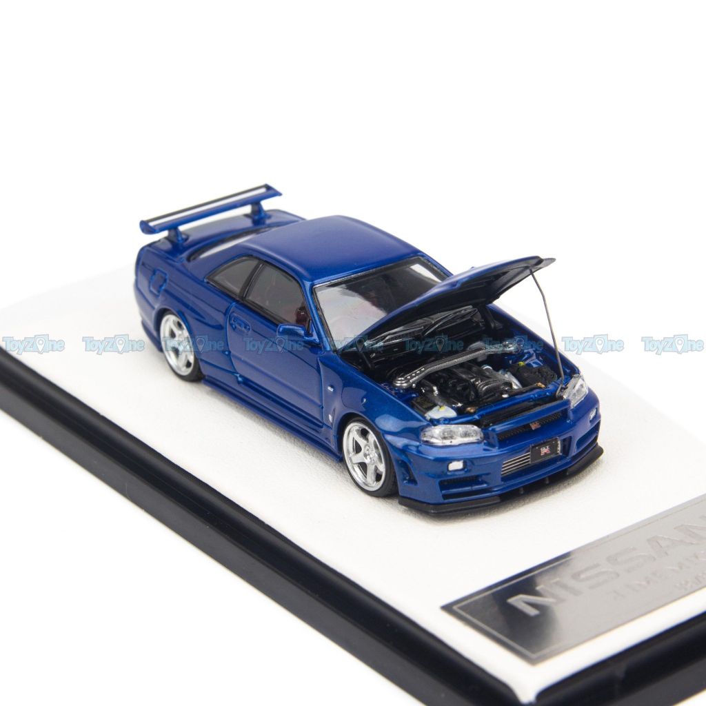  Mô hình xe Nissan Skyline GT-R R34 1:64 Time Micro 