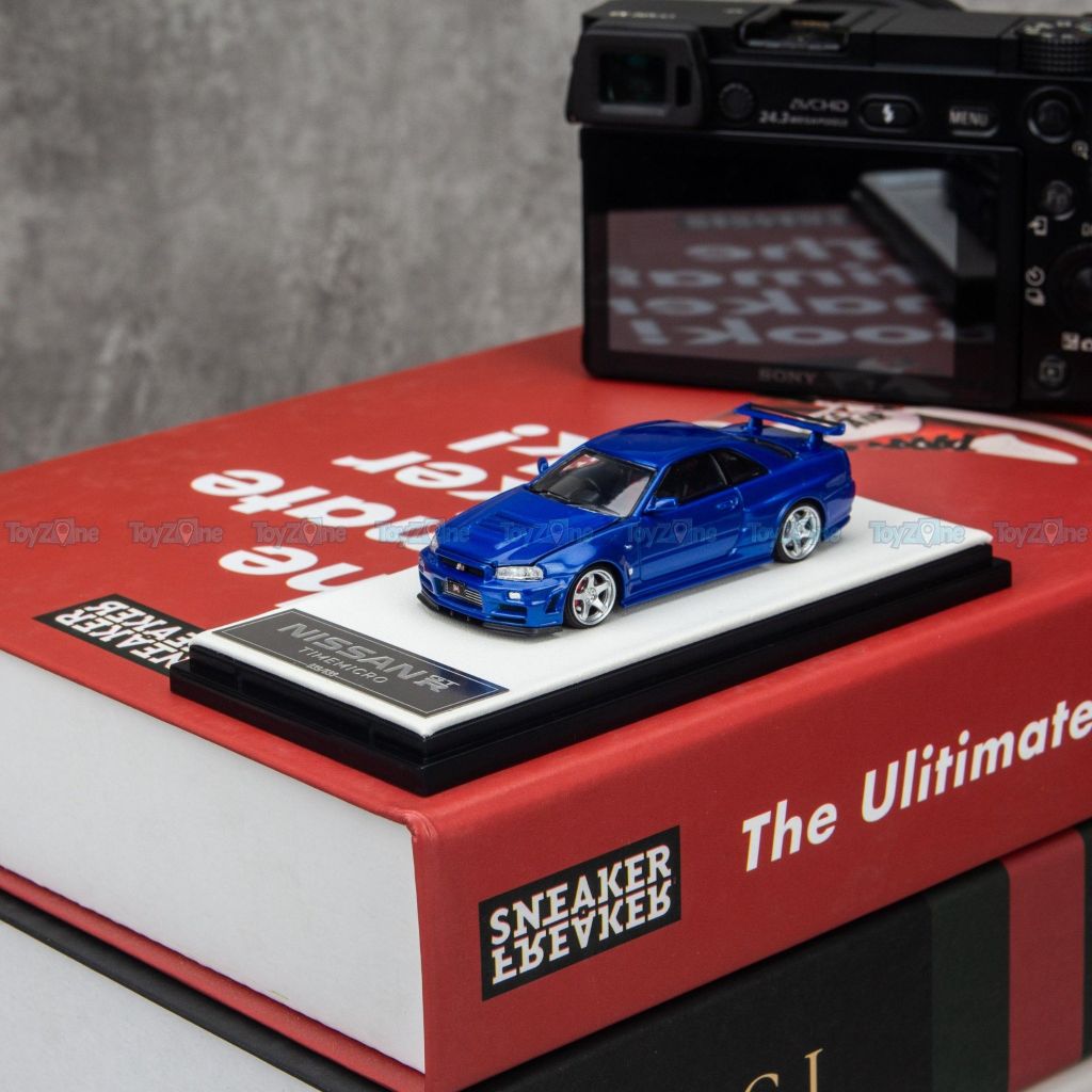  Mô hình xe Nissan Skyline GT-R R34 1:64 Time Micro 