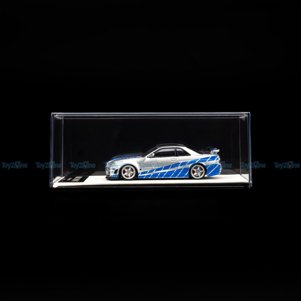  Mô hình xe Nissan Skyline GT-R R34 1:64 Time Micro 