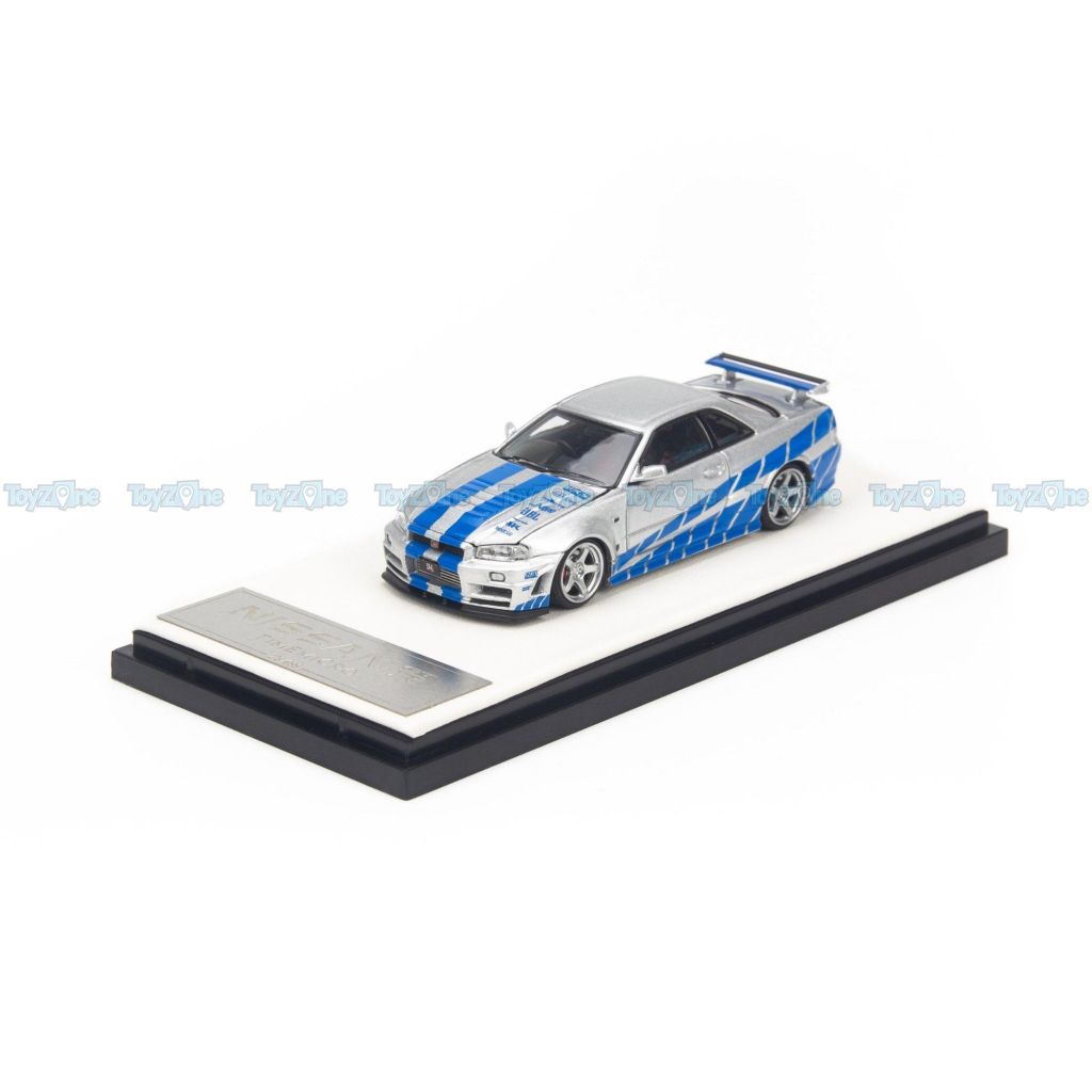  Mô hình xe Nissan Skyline GT-R R34 1:64 Time Micro 
