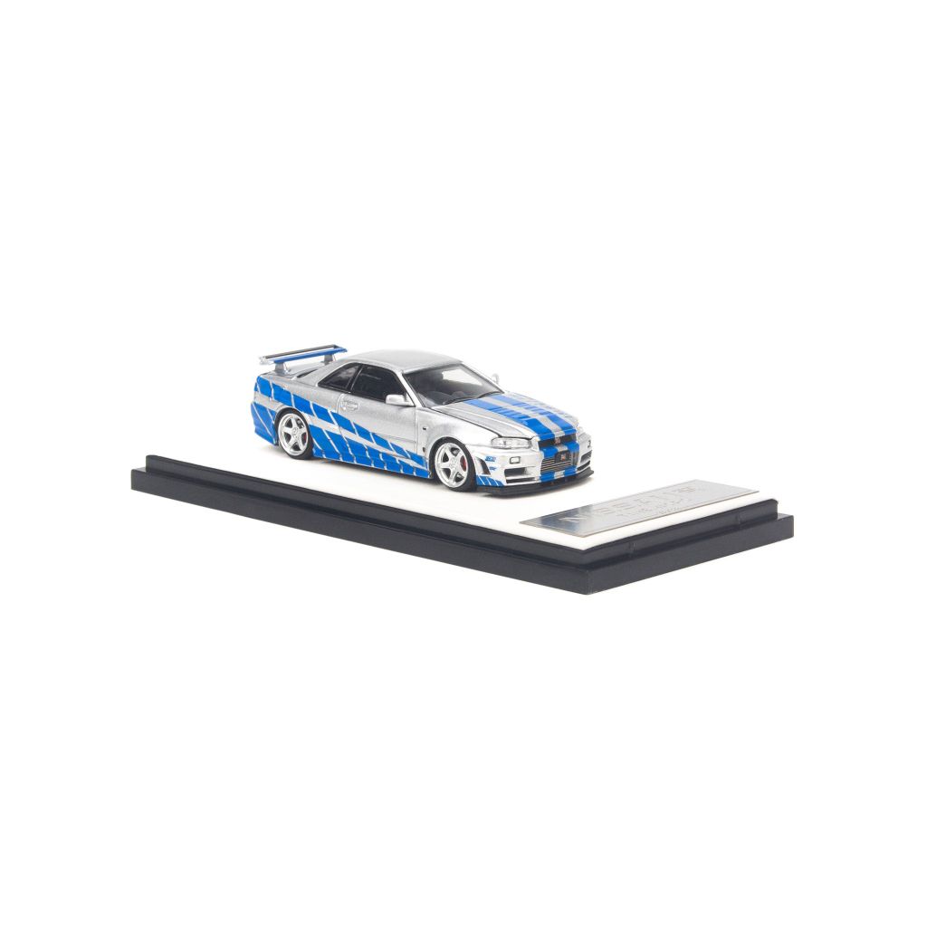  Mô hình xe Nissan Skyline GT-R R34 1:64 Time Micro 
