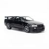 Mô hình xe Nissan Skyline GT-R R34 1:24 Welly Black