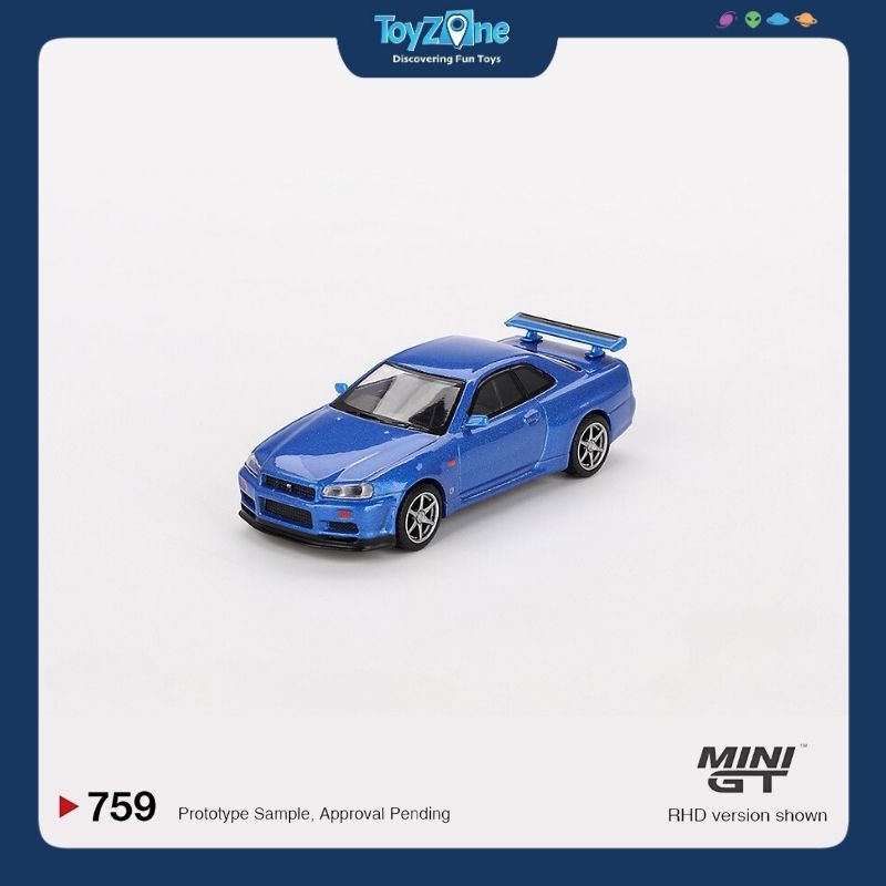 Mô hình xe Nissan Skyline GT-R R34 V-Spec 1:64 MiniGT