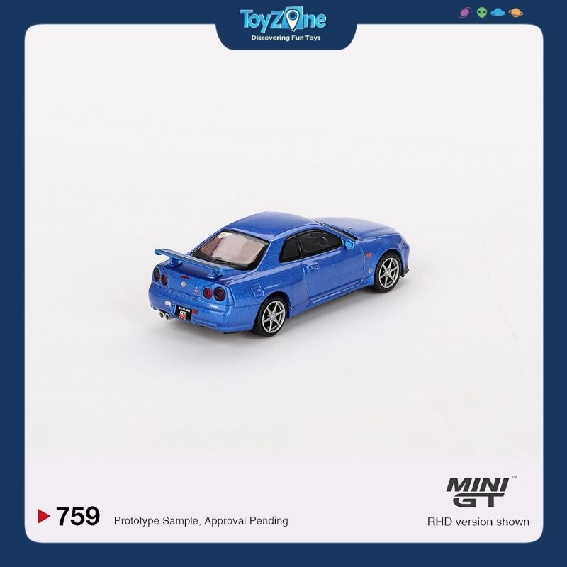 Mô hình xe Nissan Skyline GT-R R34 V-Spec 1:64 MiniGT