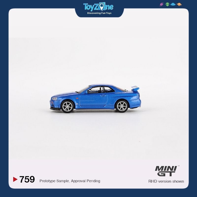 Mô hình xe Nissan Skyline GT-R R34 V-Spec 1:64 MiniGT