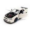 Mô hình xe Nissan skyline GTR R34 1:24 Maisto White (4)