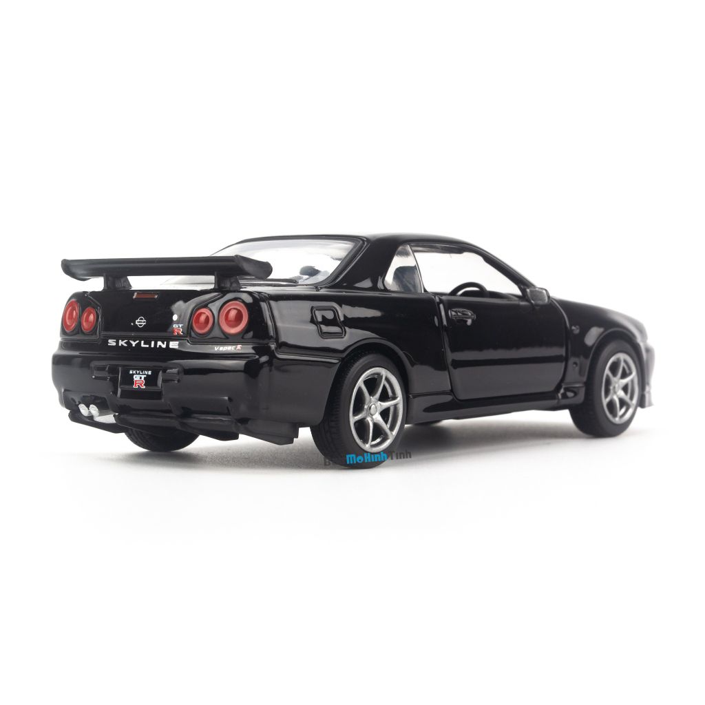  Mô hình xe Nissan Skyline R34 GT-R 1:36 Jackiekim 