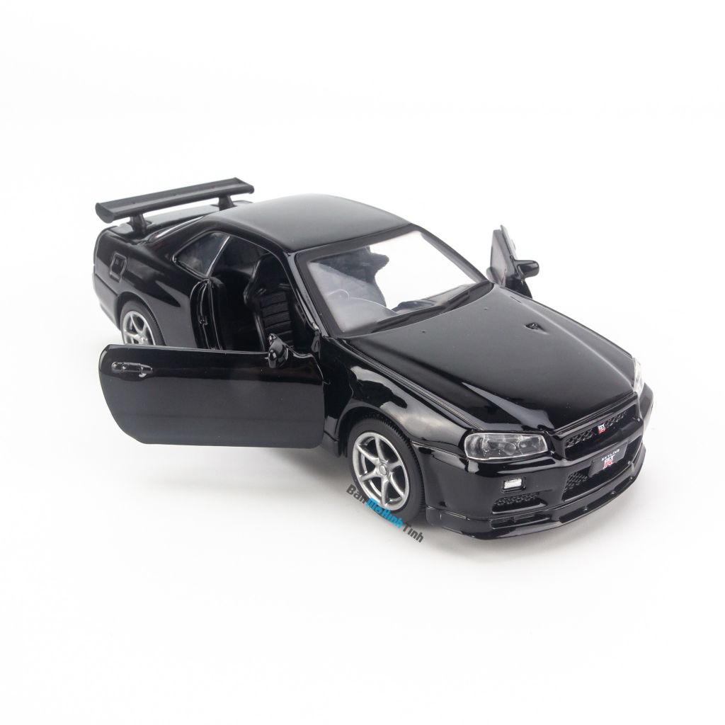  Mô hình xe Nissan Skyline R34 GT-R 1:36 Jackiekim 