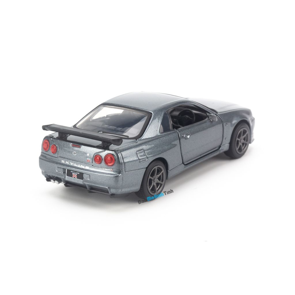  Mô hình xe Nissan Skyline R34 GT-R 1:36 Jackiekim 
