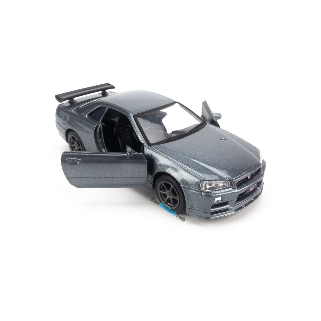  Mô hình xe Nissan Skyline R34 GT-R 1:36 Jackiekim 