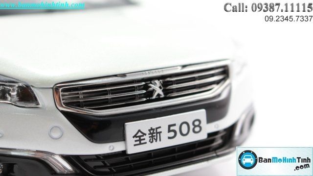 Mô hình xe Peugeot 508 White 1:18 Paudi