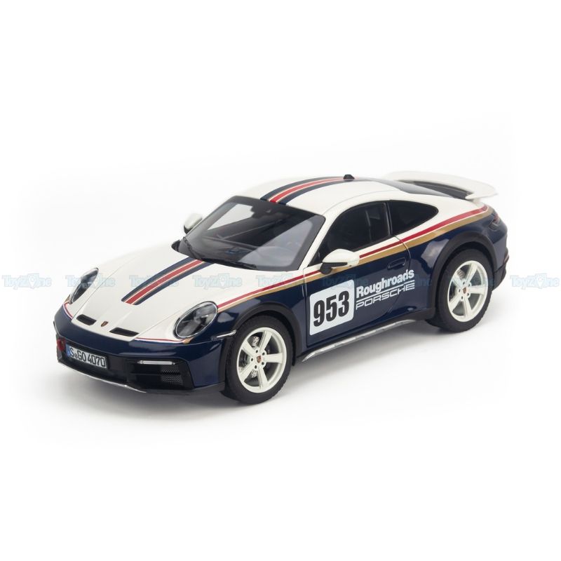 Mô hình xe Porsche 911 ( 992 ) Dakar 2023 1:18 Norev