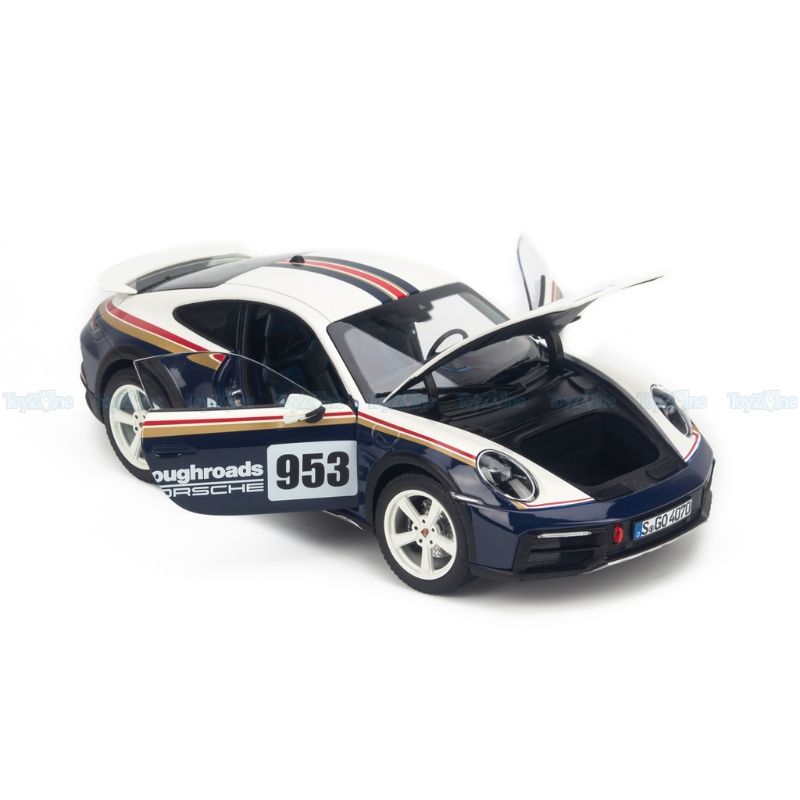 Mô hình xe Porsche 911 ( 992 ) Dakar 2023 1:18 Norev