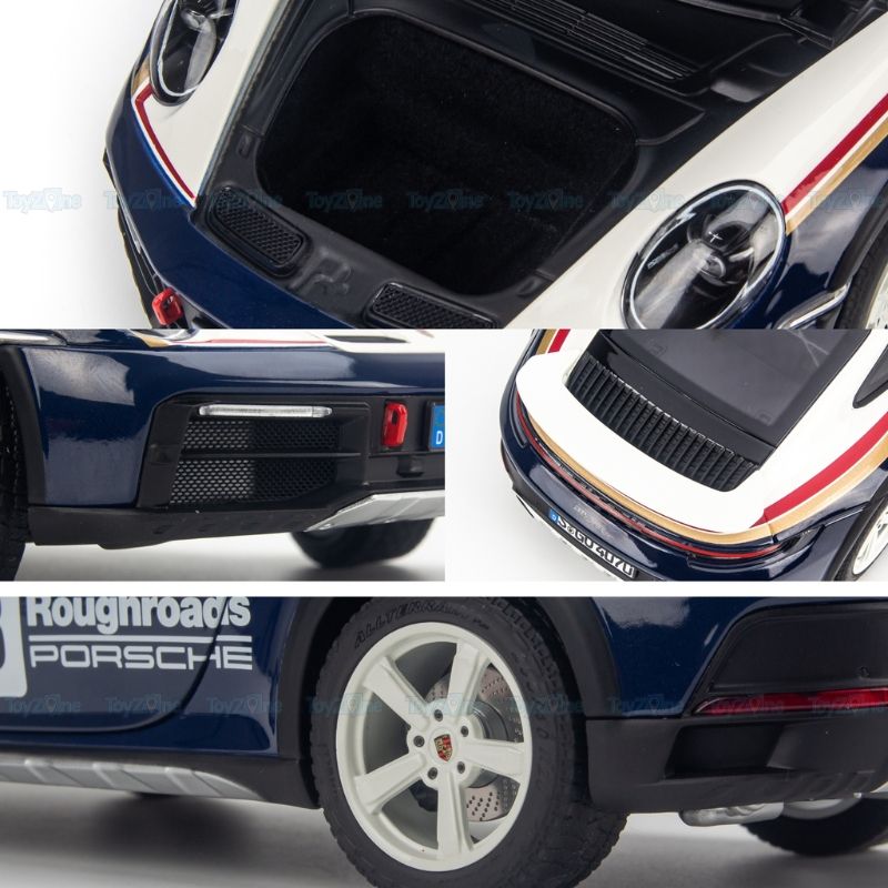 Mô hình xe Porsche 911 ( 992 ) Dakar 2023 1:18 Norev
