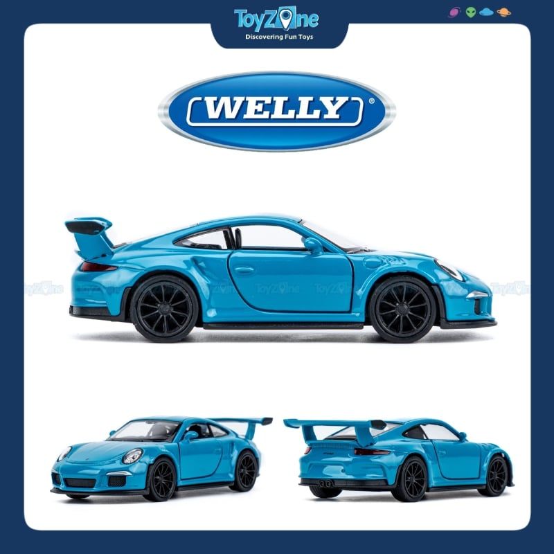 Mô hình xe Porsche 911 GT3 RS 1:36 Welly