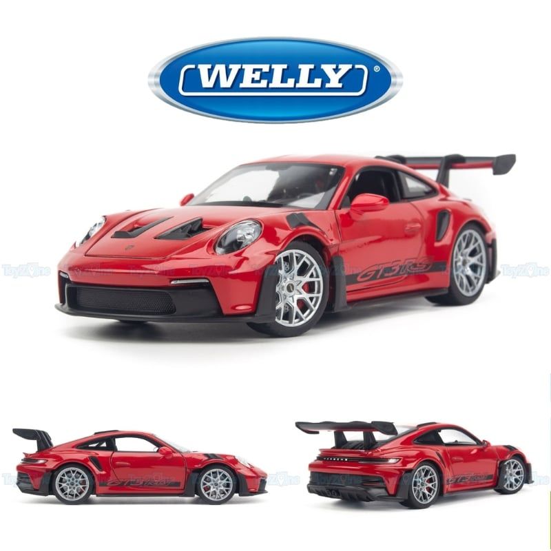Mô hình xe Porsche 911 GT3 RS ( 992 ) 1:24 Welly