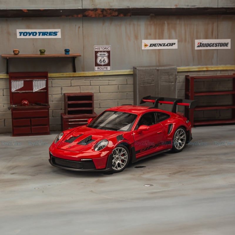 Mô hình xe Porsche 911 GT3 RS ( 992 ) 1:24 Welly