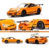  Mô hình xe Porsche 911 GT3 RS-997 2013 1:24 Welly Orange 