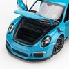 Mô hình xe Porsche 911 GT3 RS Blue 1:24 Welly (10)