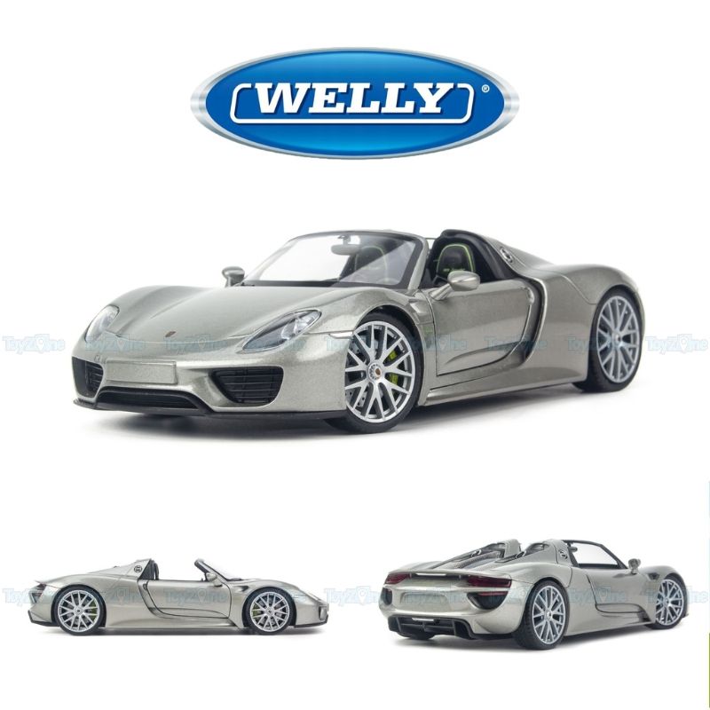 Mô hình xe Porsche 918 Spyder 1:24 Welly