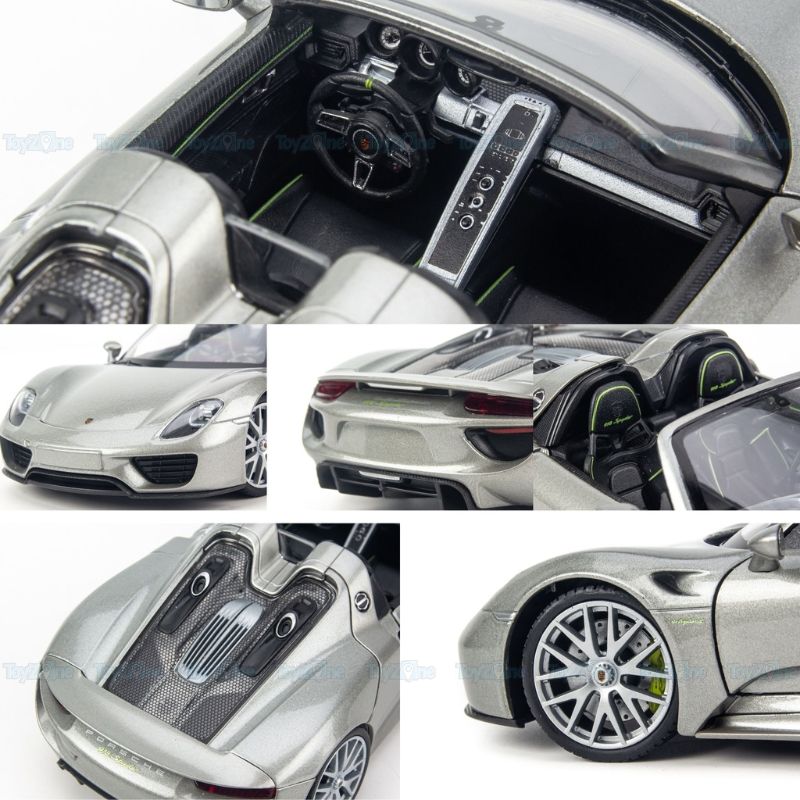 Mô hình xe Porsche 918 Spyder 1:24 Welly