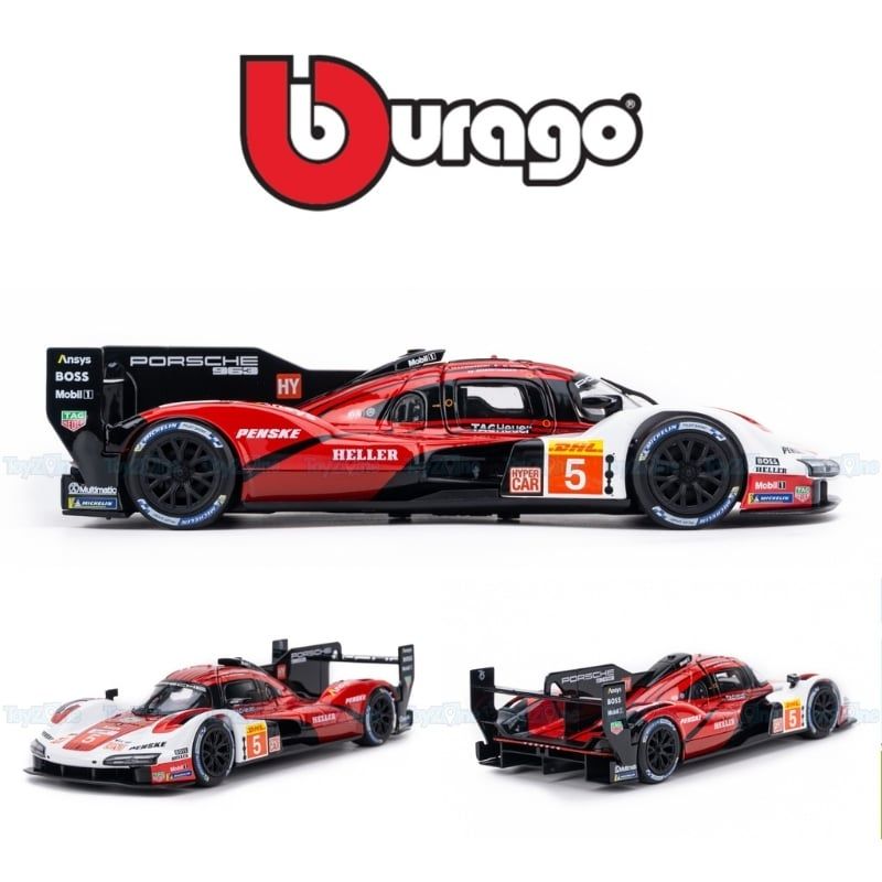 Mô hình xe Porsche 963 1:24 BBURAGO