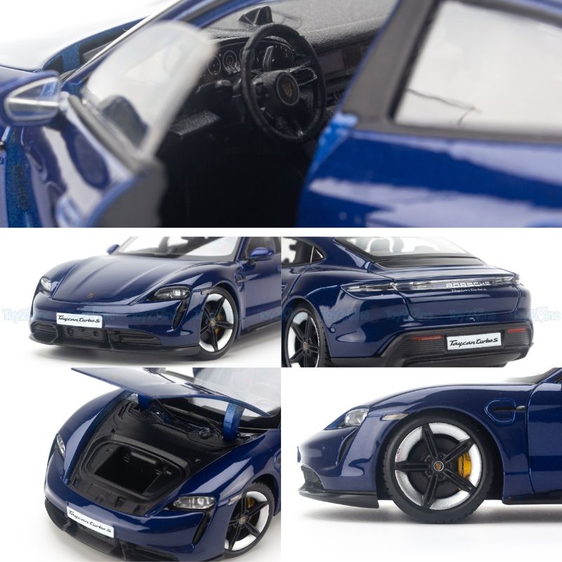  Mô hình xe Porsche Taycan Turbo S 2019 1:24 Bburago 