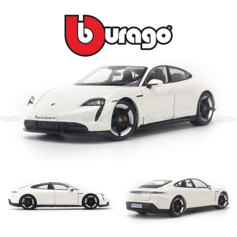  Mô hình xe Porsche Taycan Turbo S 2019 1:24 Bburago 