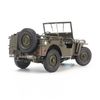 Mô hình xe quân sự Jeep 1941 Willys Convertible 1:18 Welly Green (2)