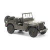 Mô hình xe quân sự Jeep 1941 Willys Convertible 1:18 Welly Green