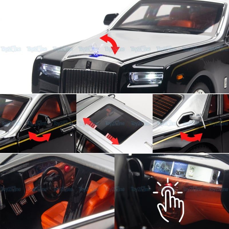 Mô hình xe Rolls Royce Phantom VIII 1:18 Chezhi