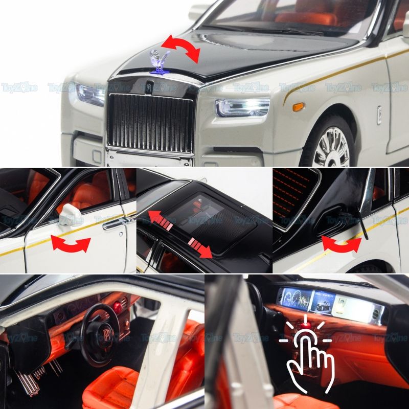 Mô hình xe Rolls Royce Phantom VIII 1:18 Chezhi