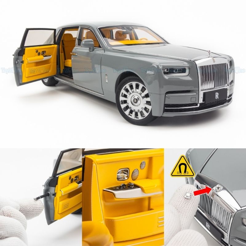 Mô hình xe Rolls Royce Phantom VIII 1:18 Kengfai
