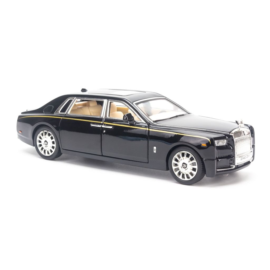 Mô hình xe Rolls royce Phantom VIII 1:24 Chezhi Black