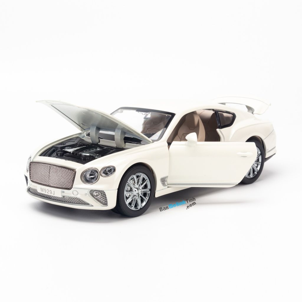 Mô hình xe Bentley Continental GT 1:24 XLG White (6)