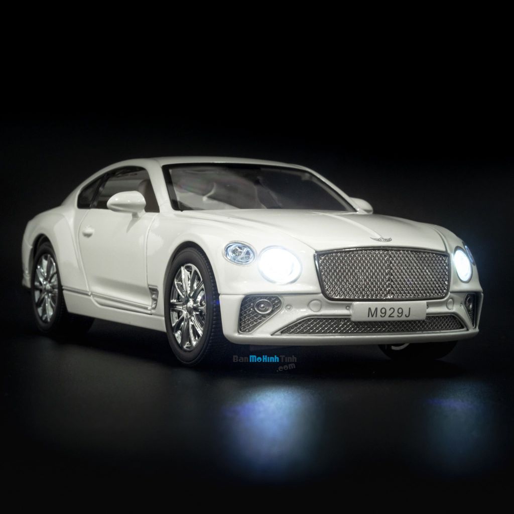 Mô hình xe Bentley Continental GT 1:24 XLG White (5)