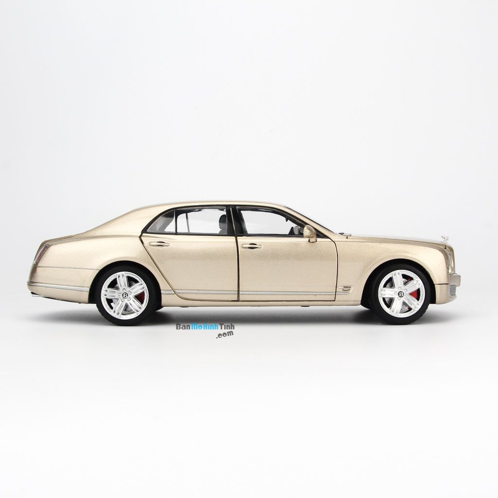 Mô hình xe sang Bentley Mulsanne 1:24 Doublehorse Gold (3)
